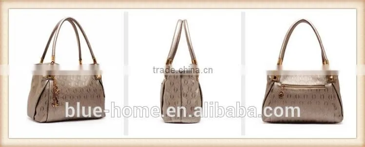 New stylish summer women bag set Gold handbag 3 pieces kit shoulder messager pouch