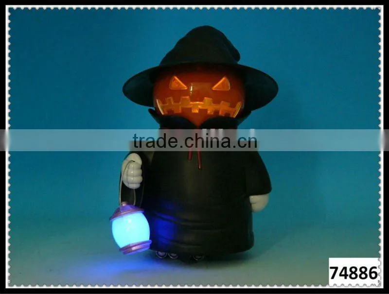 Moving pumpkin lamp