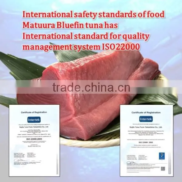 Matuura bluefin tuna is not a frozen fish, it fresh tuna fish.