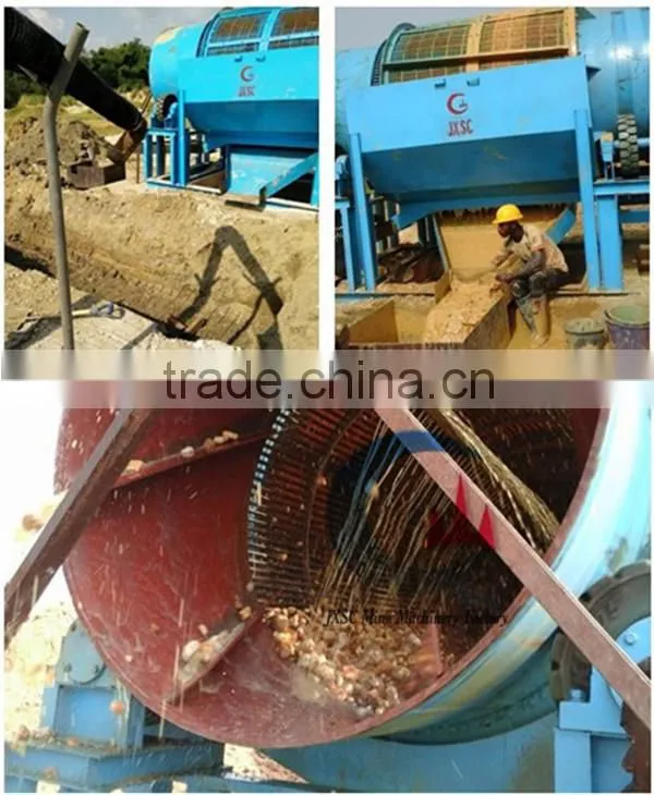 wash mud drum machine, drum scrubber washing machine with 100tph