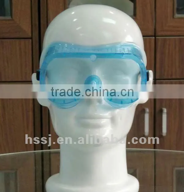 2016 New Medical & industrial safety goggles Protective goggles safety eyewear multi-direct vents safety goggles manufacturer