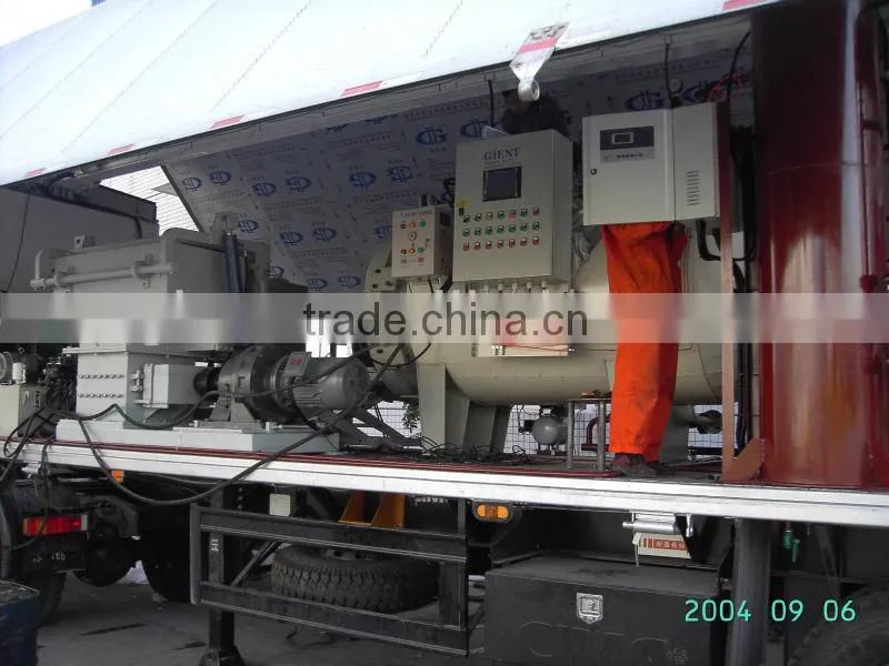 hospital waste treatment truck