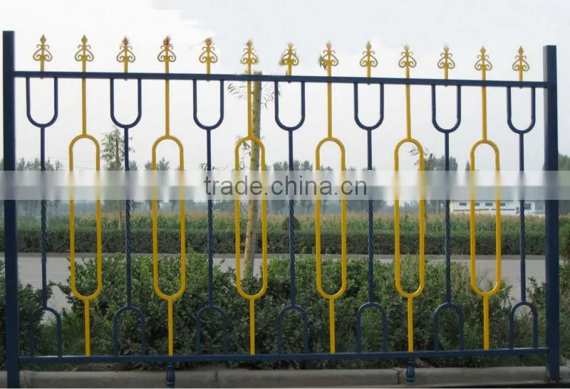 2015 Top-selling outdoor artistic iron gate fence