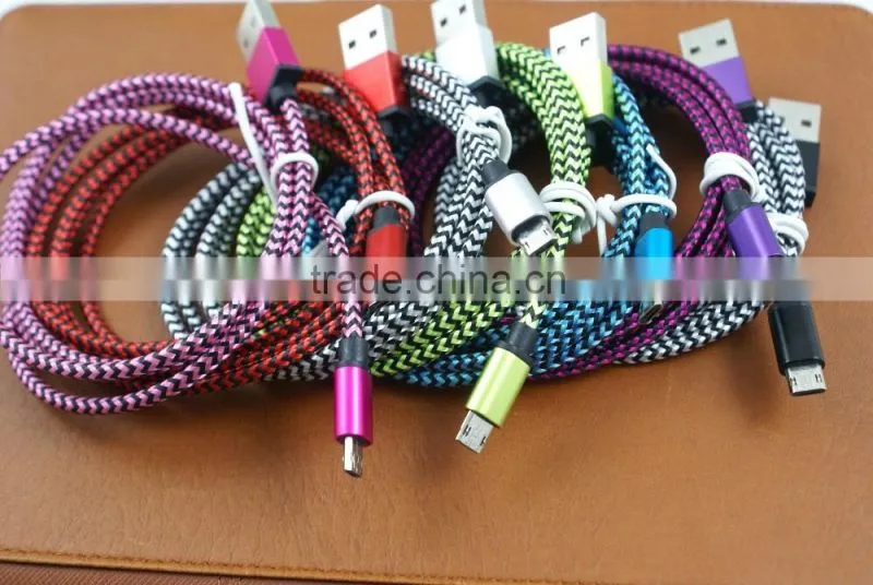 Gift accessories univesal flat short Micro magnetic cable USB charging Sync Cable