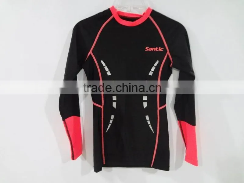 Santic 2015 sexy skin compression fittings compression shirt