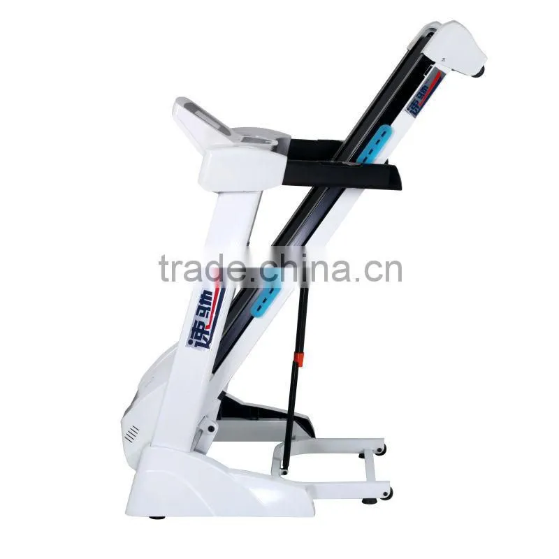 fitness motorized treadmill safety keys with heart pulse sensor