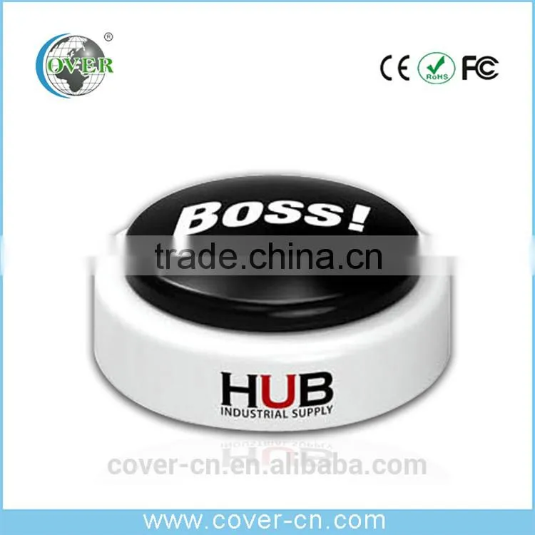 Programmable Talking Button with custom sounds/Logos For Promotional Gifts