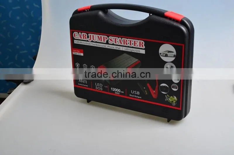 10000mAH-12000mAH multi-function car jump starter with LED display (SPB5027)
