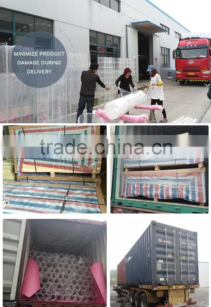 hollow threaded tube plastic tube pipe cutting