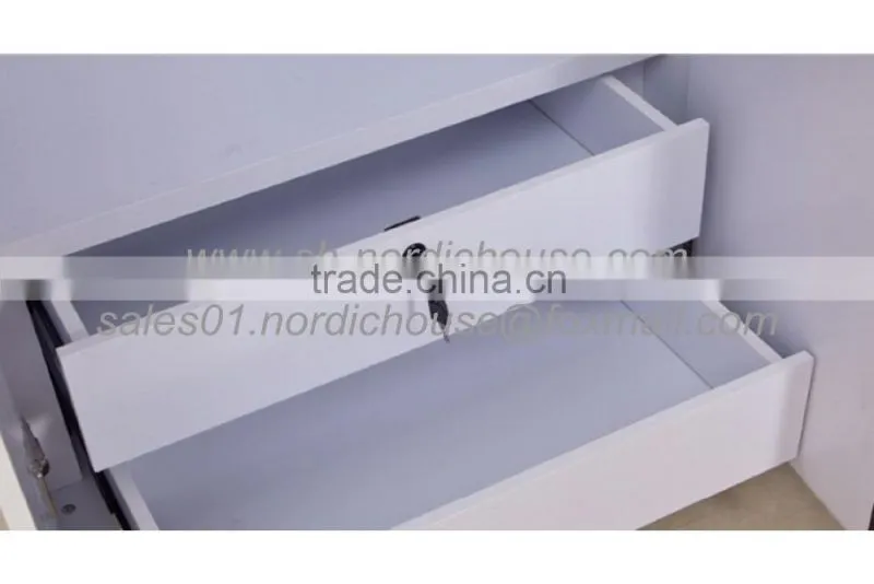 Convenient and fashionable flat packing bedroom funiture built in wardrobe