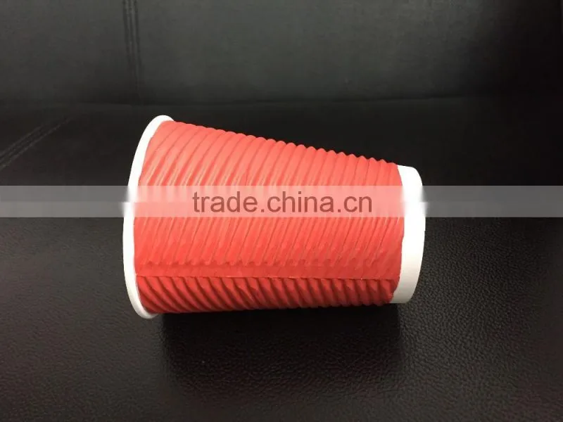 ripple wall insulated disposable paper cup