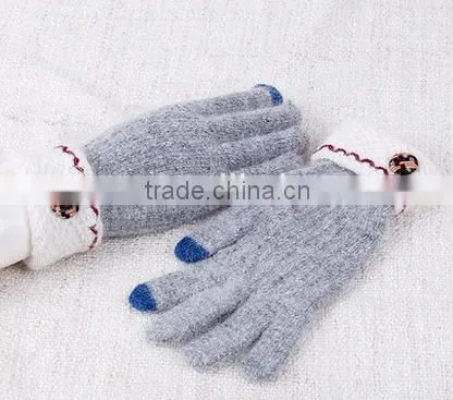 Factory Direct Sale Finger Touch Screen Gloves Leisure Design