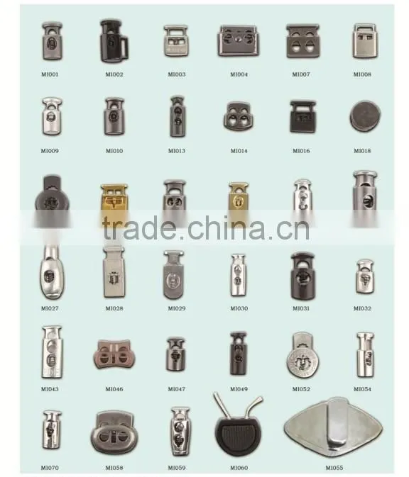 Design hot sell two holes plastic rope stopper for Garment