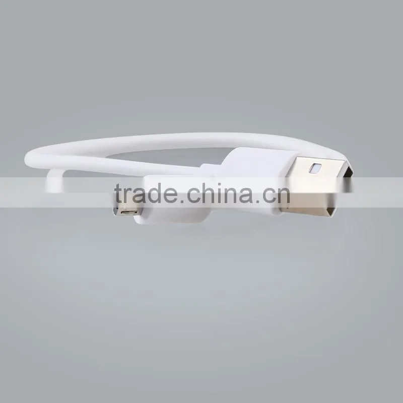 Wholesale Fast Data Transmit Charging micro Round USB data cable For Iphone