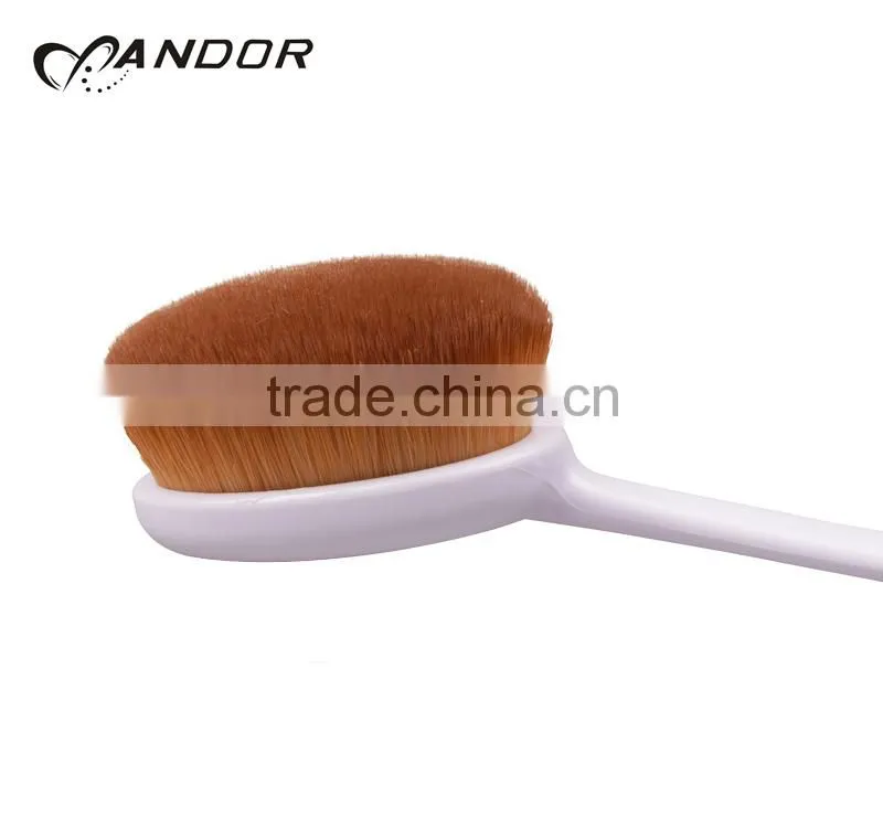 New black makeup cosmetic powder foundation blush brush