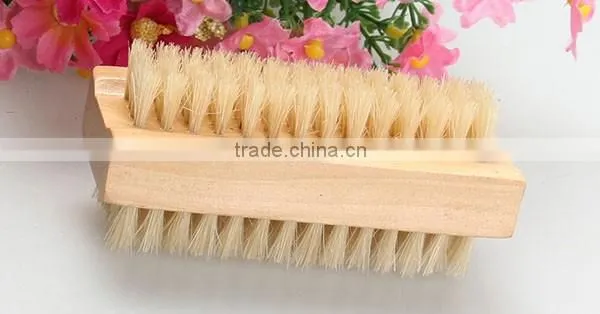 High quality natural wooden body brush,soft back makeup body brush
