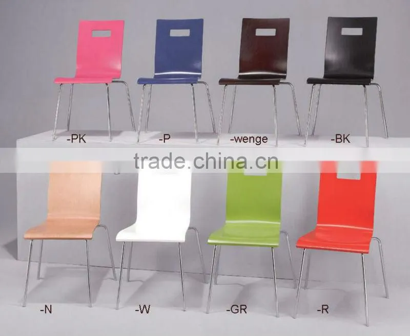 Furniture Iron Tube Bentwood Dinning Chair