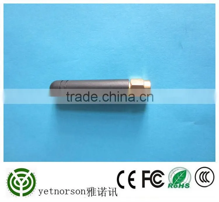 2.4GHz 1/2 wave stub antenna SMA Male straight connector for small WLAN and Blutetooth device