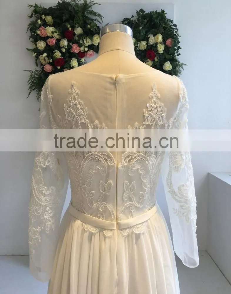 high-quality islamic wedding dress