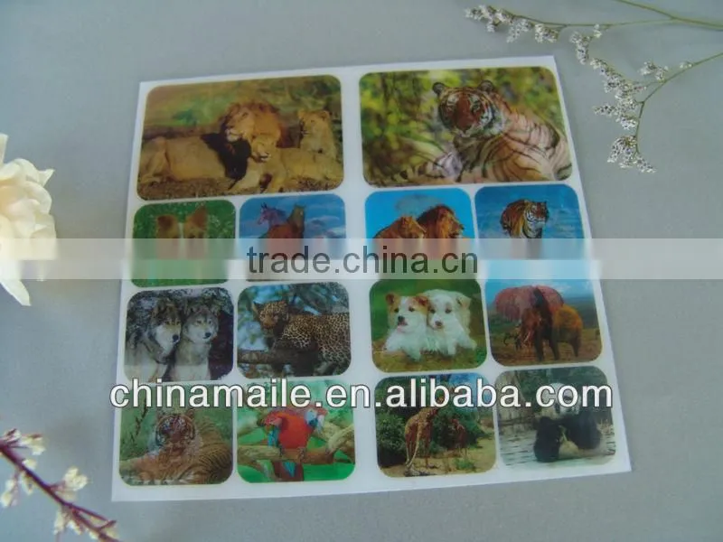 Hot sale cartoon 3d puffy stickers