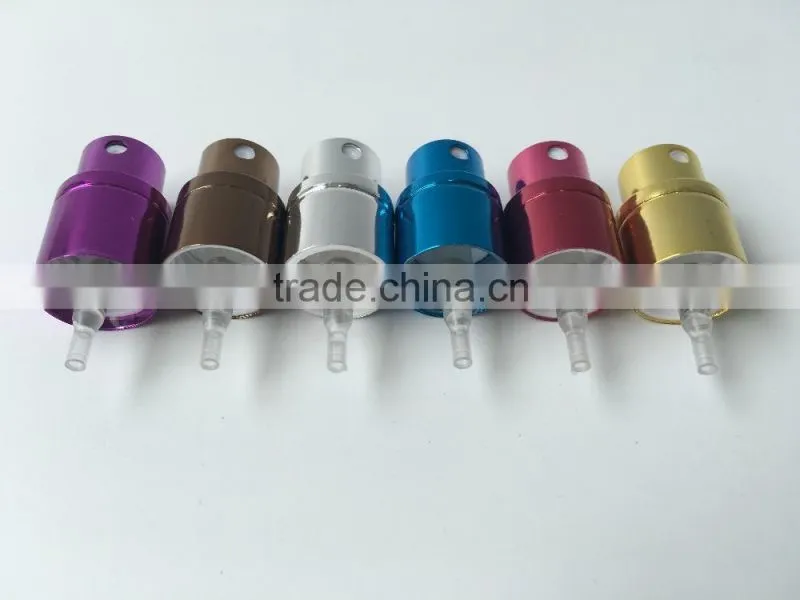 Hotsale 15/410 aluminium perfume sprayer for perfume bottle