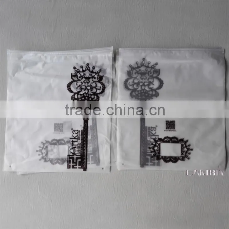 Factory manufacture self-sealing plastic packaging bag for home textile products