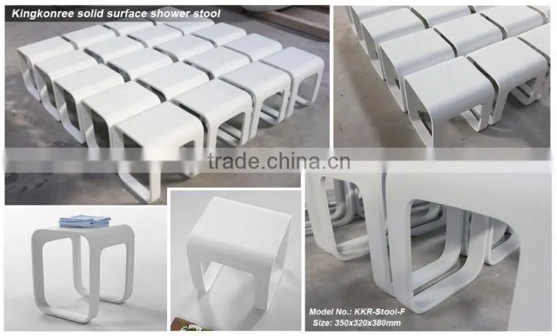 acrylic stone bar stool resin stone stool