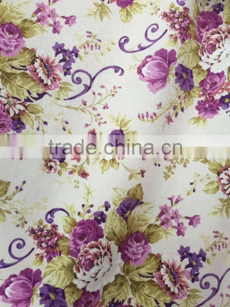 tricot knitting printing hometextile fabric