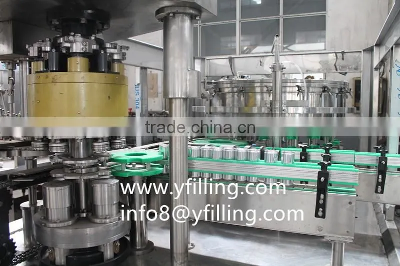 Newly launched aluminum can soft drink canning machine