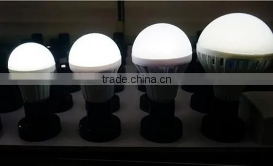 3W/5W/7W/9W/12W/15W/18W/20W/24W/36W/50W PC cover led rechargeable emergency light bulb