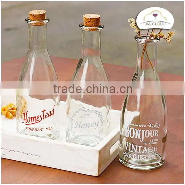 unique shaped flower shape bottle/juice bottle