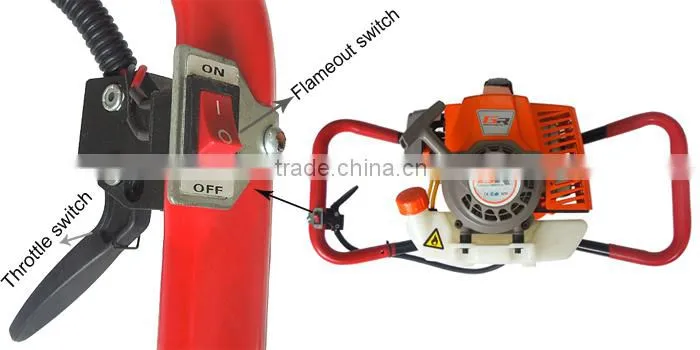 gasoline power 63cc driller /digger