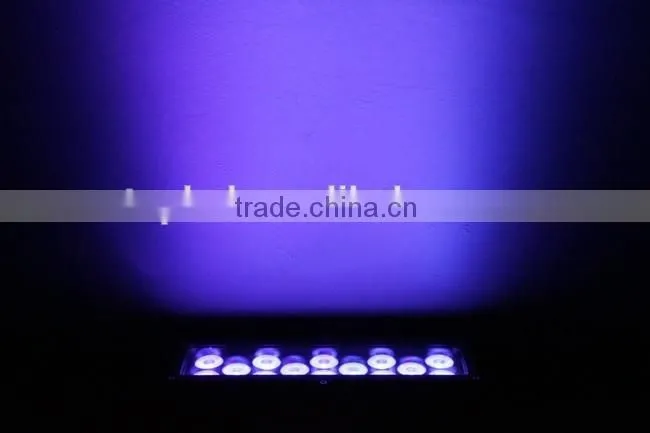CE&RoHs Certificate Excellent Color Mixing IP66 Outdoor 14* Tri-3W RGB Wall Washer LED Light
