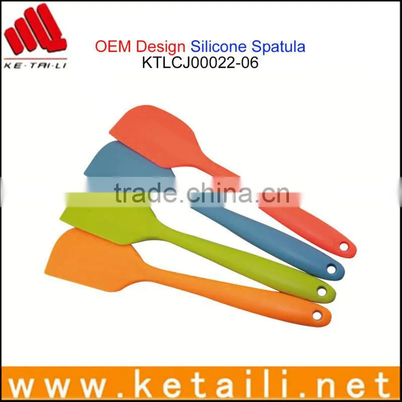 High quality eco-friendly silicone scraper kitchen utensil