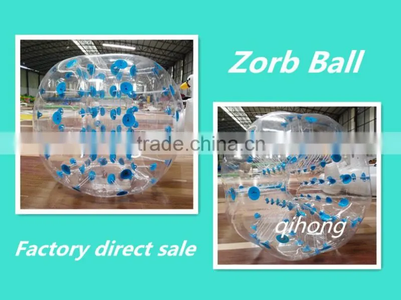 high quality and cheap inflatable zorb ball, large inflatable ball, body zorb ball