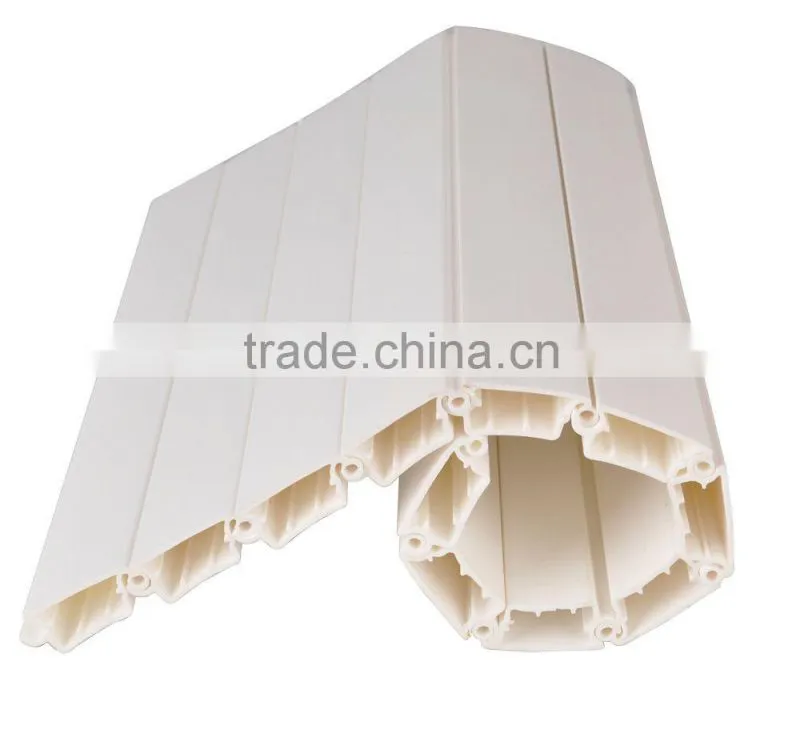 ABS Milky Shutter Slats Cabinet Plastic Rolling Door