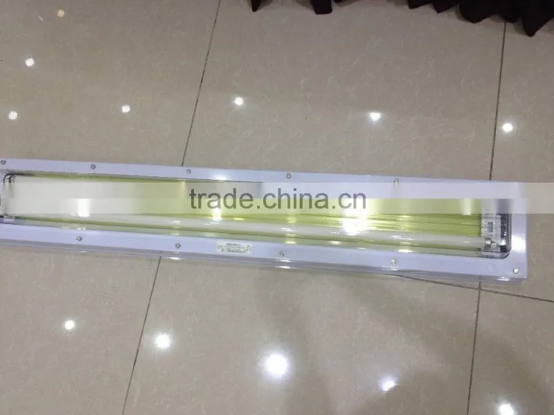 Explosion-proof front access fluorescent lamp LED light