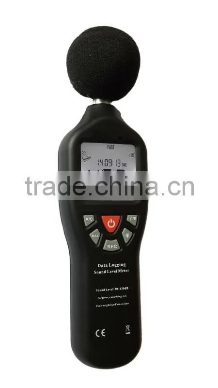 Newly 30-130dB USB decibel meter recording 32000 datas with factory lowest price