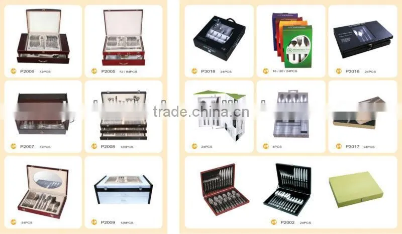 Stainless steel plastic handle cutlery