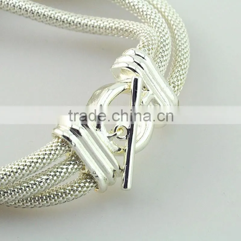China factory sterling silver custom personalized charms bangle bracelets