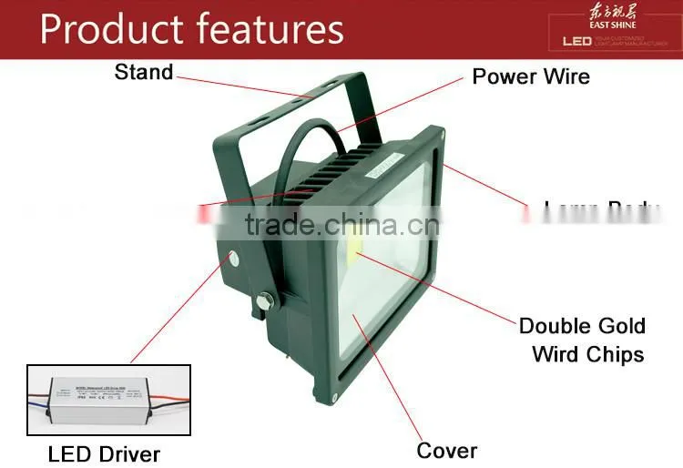 High quality energy saving durable waterproof IP65 flood light led