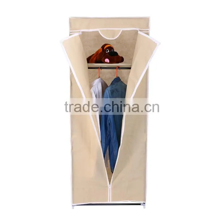 folding Modern easy assembly portable clothes wardrobe for sale