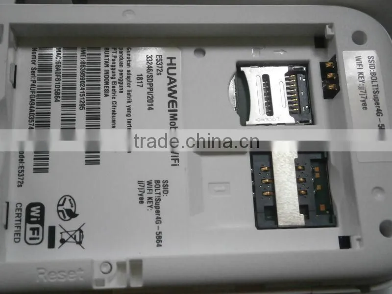New and original huawei 4g lte E5372s wireless router and 4G lte wifi hotspot