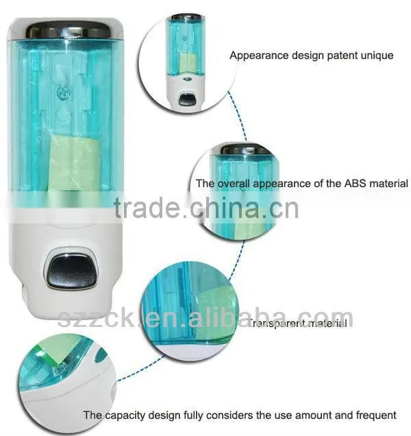 Hot ! 300ML Wall Mounted hand Liquid Soap Dispensers For Hotels DS1554