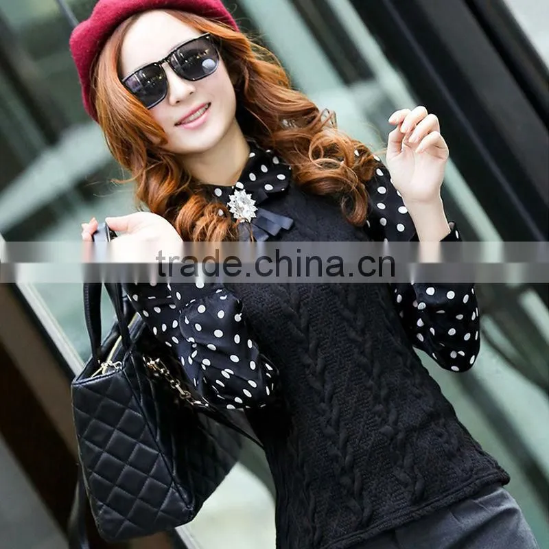 New doll brought long sleeve sweater design for girls