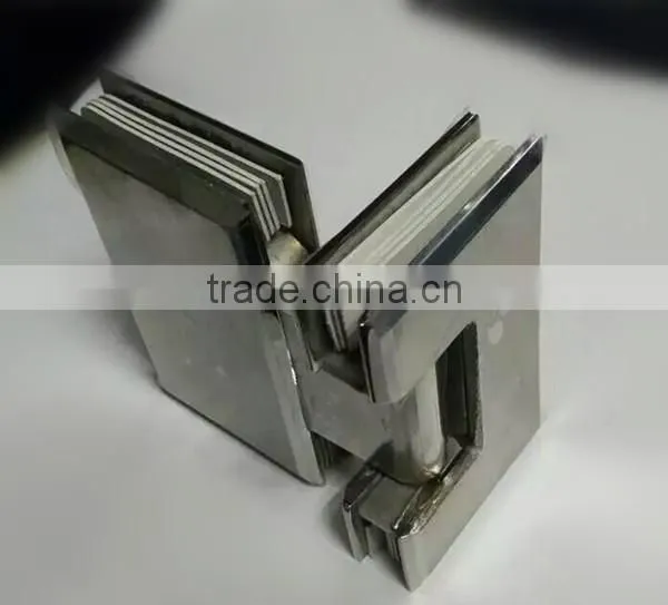 Heavy duty SUS 304 glass door hinge 180 degree galss door hinge