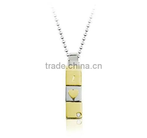 1120632 Korean version of the popular I Love fashion pendant necklace jewelry