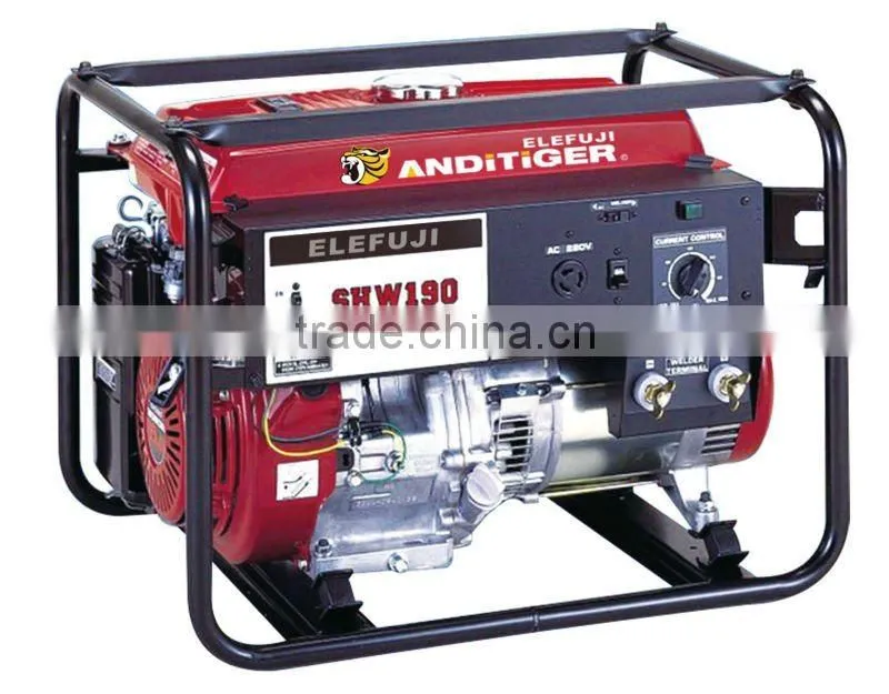 5kw ELEMAX Silent Gasoline Welding Generator(SHW190/210/300-A)