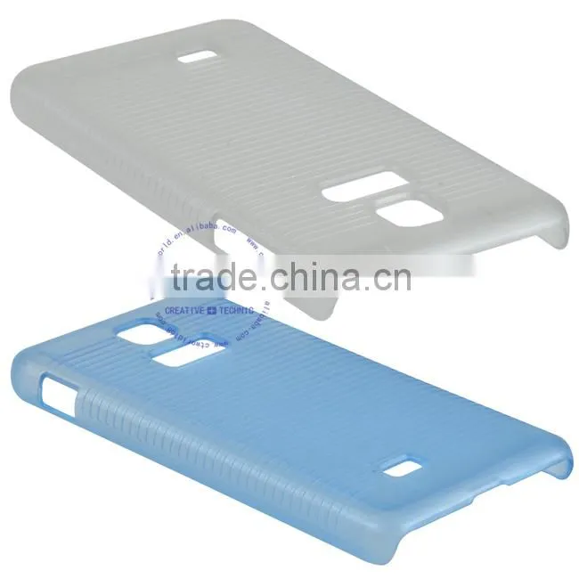C&T Purple Hard Soft Gel Dual Layer Holster Cover Case for LG Escape P870