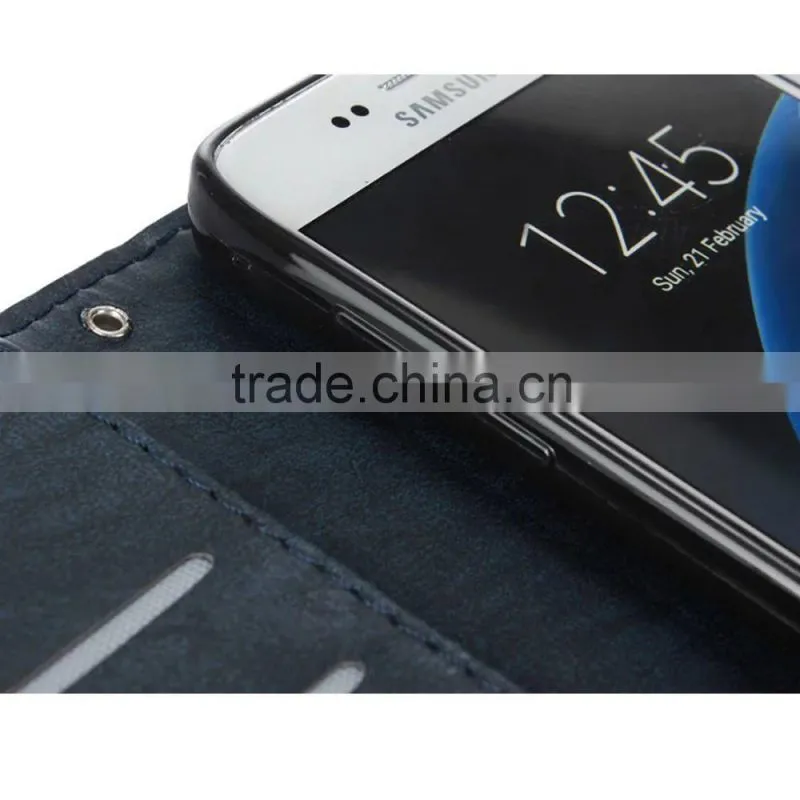 C&T Genuine Leather 100% Handmade Wallet Case for Samsung Galaxy Note 7